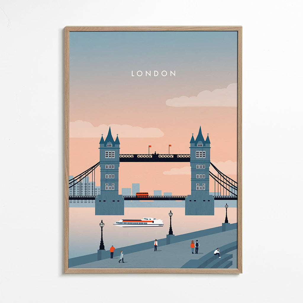 Stadskonst London bro illustration
