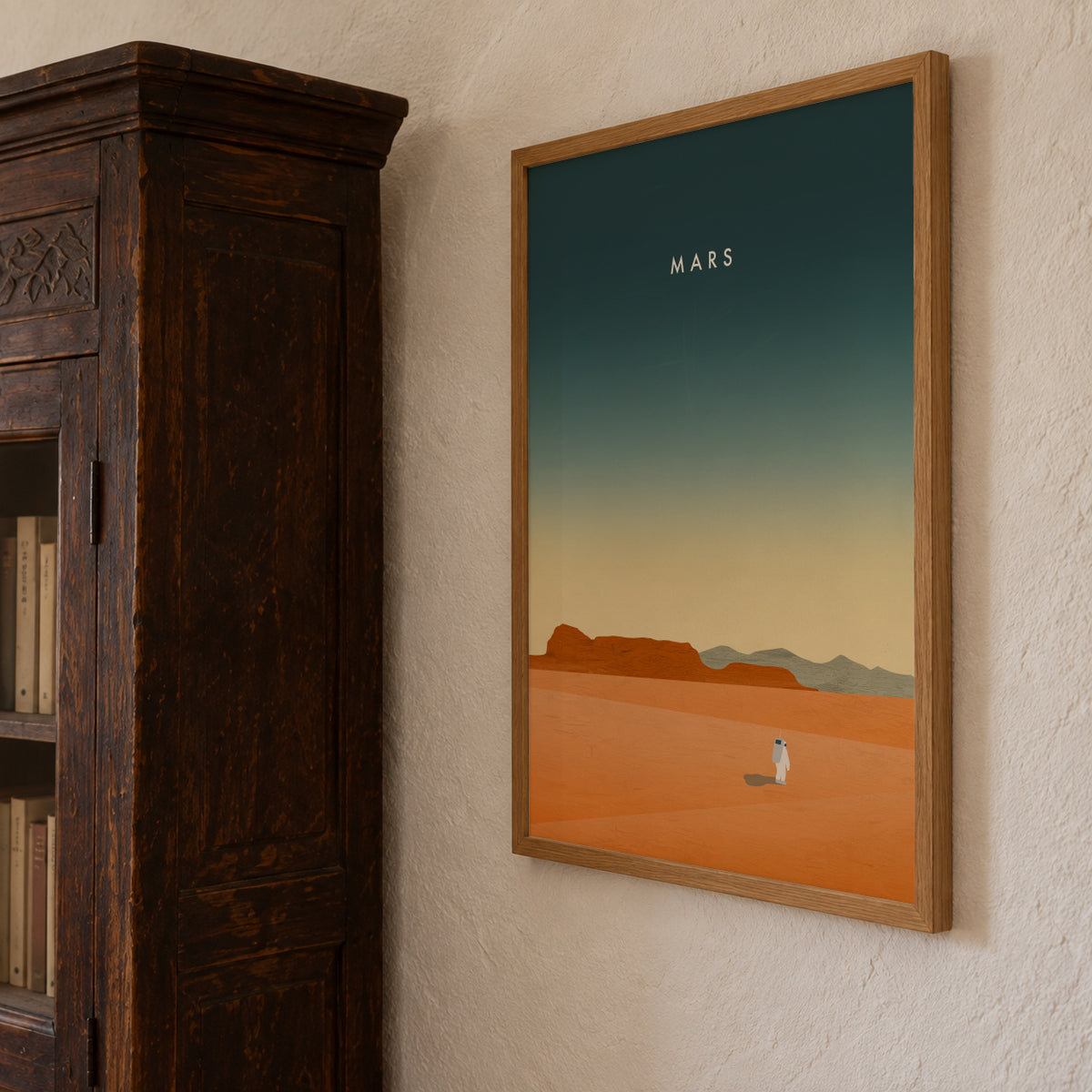 Mars - Framed poster detail