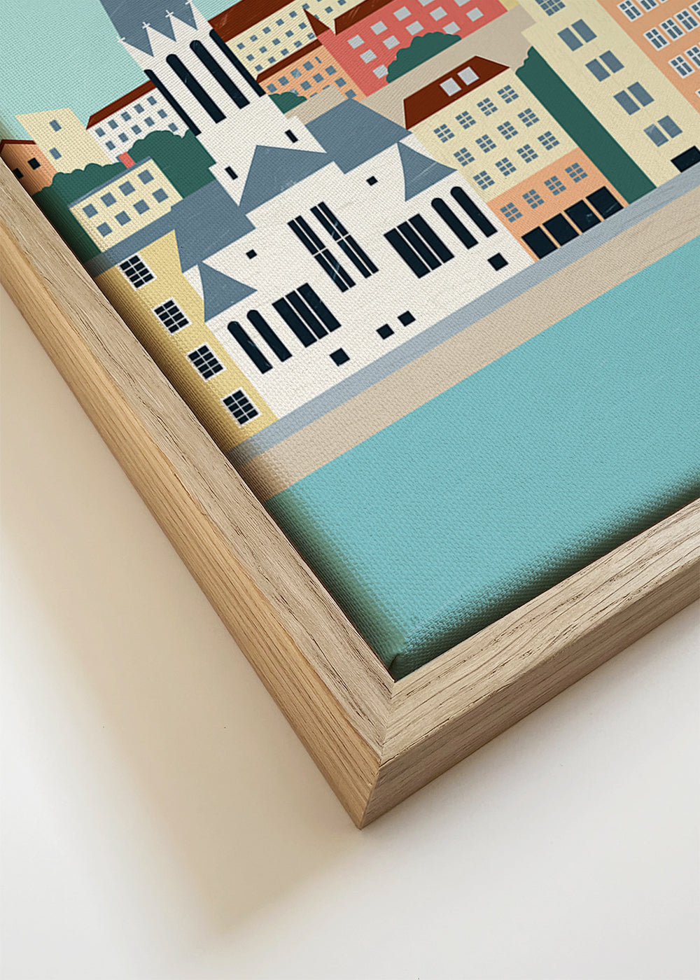 Kökskonst Lyon: kustillustration