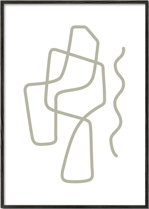 Minimalistisk design med organiska linjer