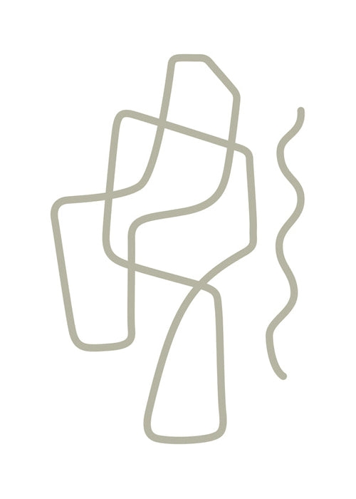 Minimalistisk design med organiska linjer