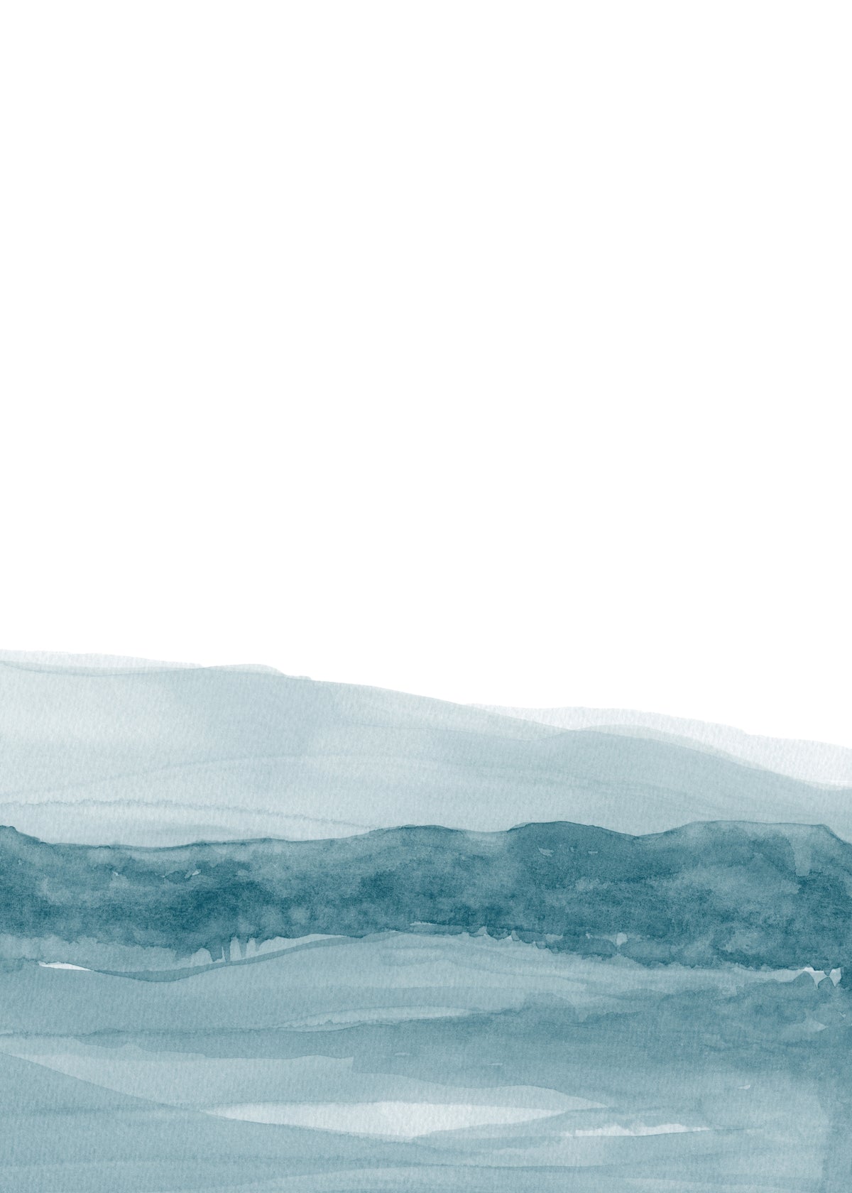 Watercolor Landscape N 21 - Unframed art print