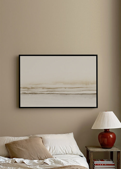 Landskap akvarell minimalistisk