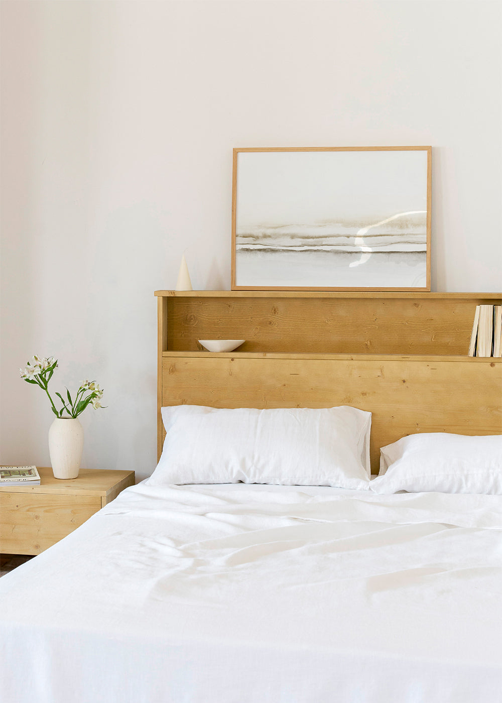 Landskap akvarell minimalistisk