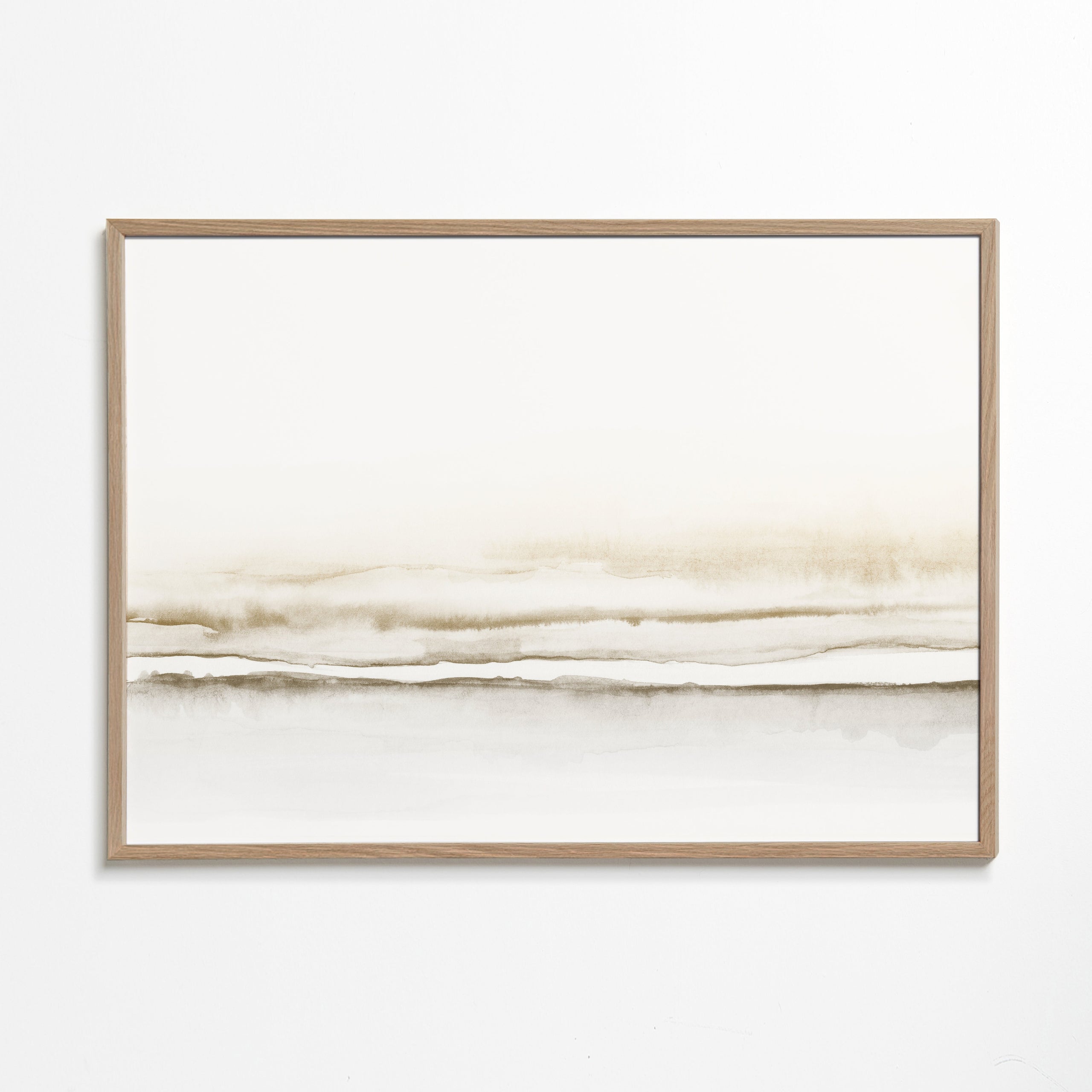 Landskap akvarell minimalistisk