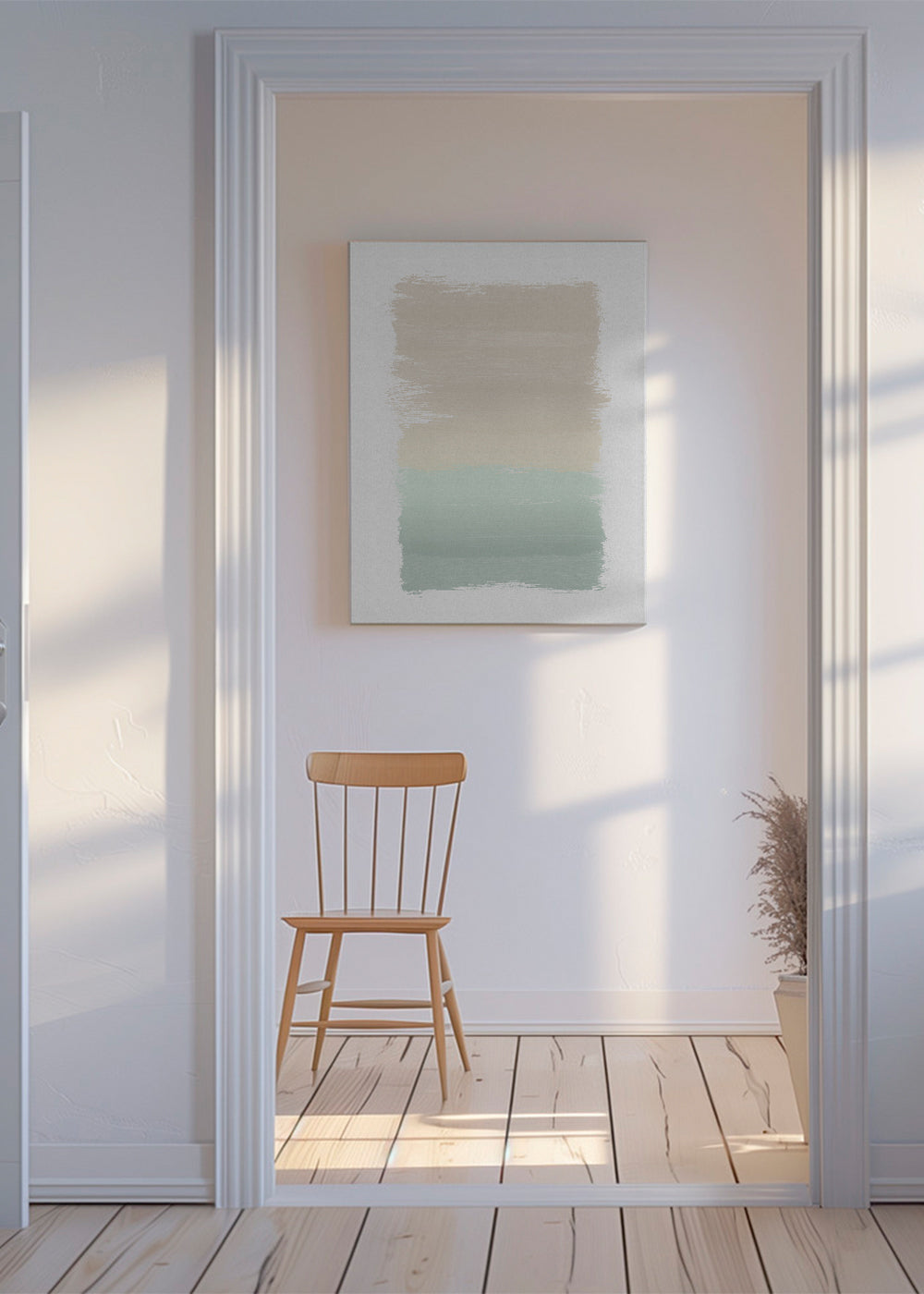 Abstrakt konst pastell vertikala block