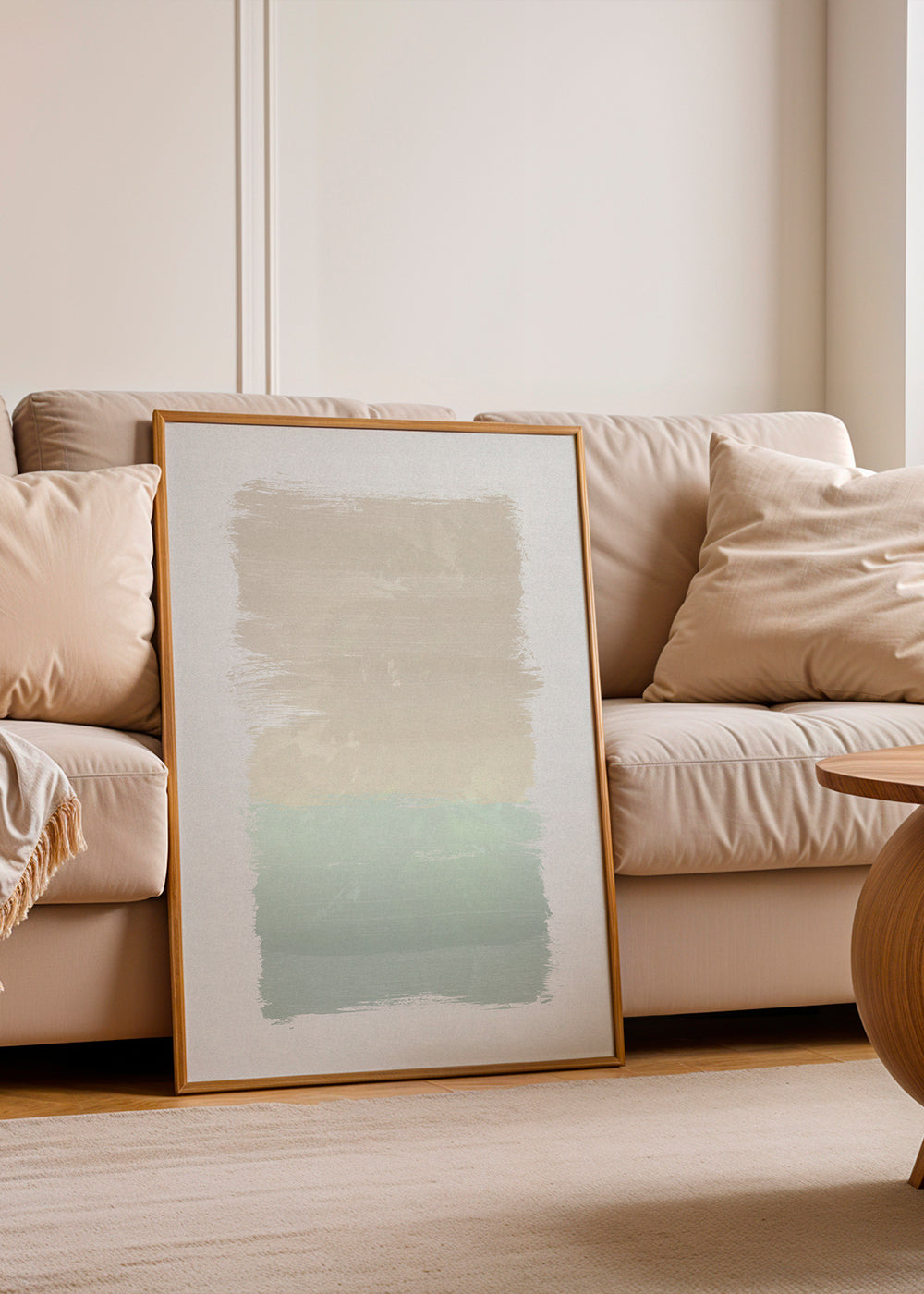 Abstrakt konst pastell vertikala block