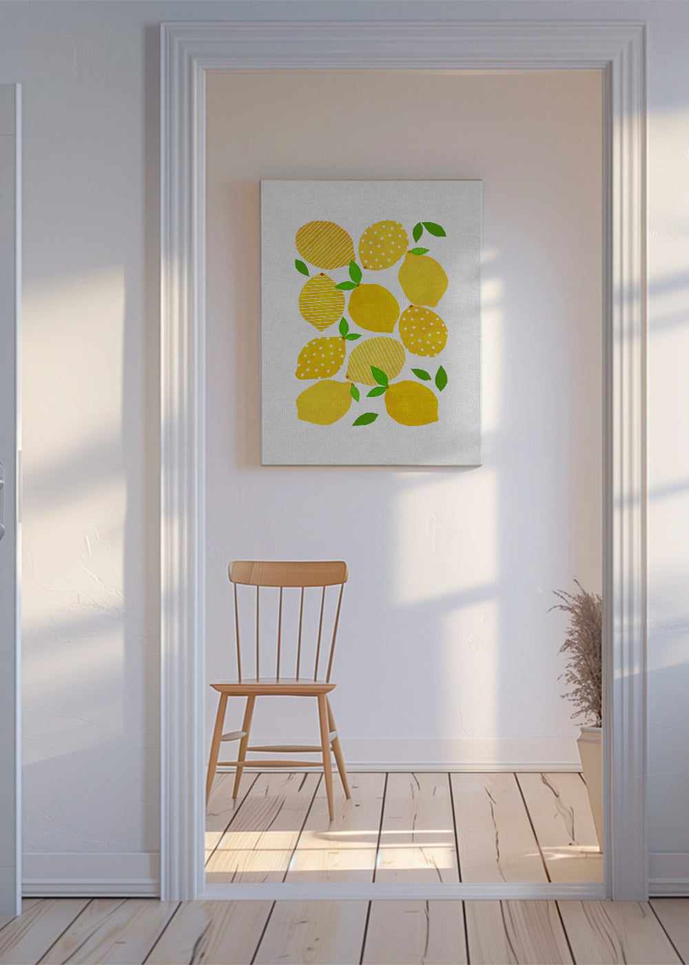 Kökskonst Citrusillustration