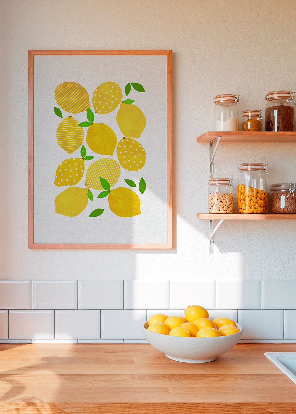 Kökskonst Citrusillustration