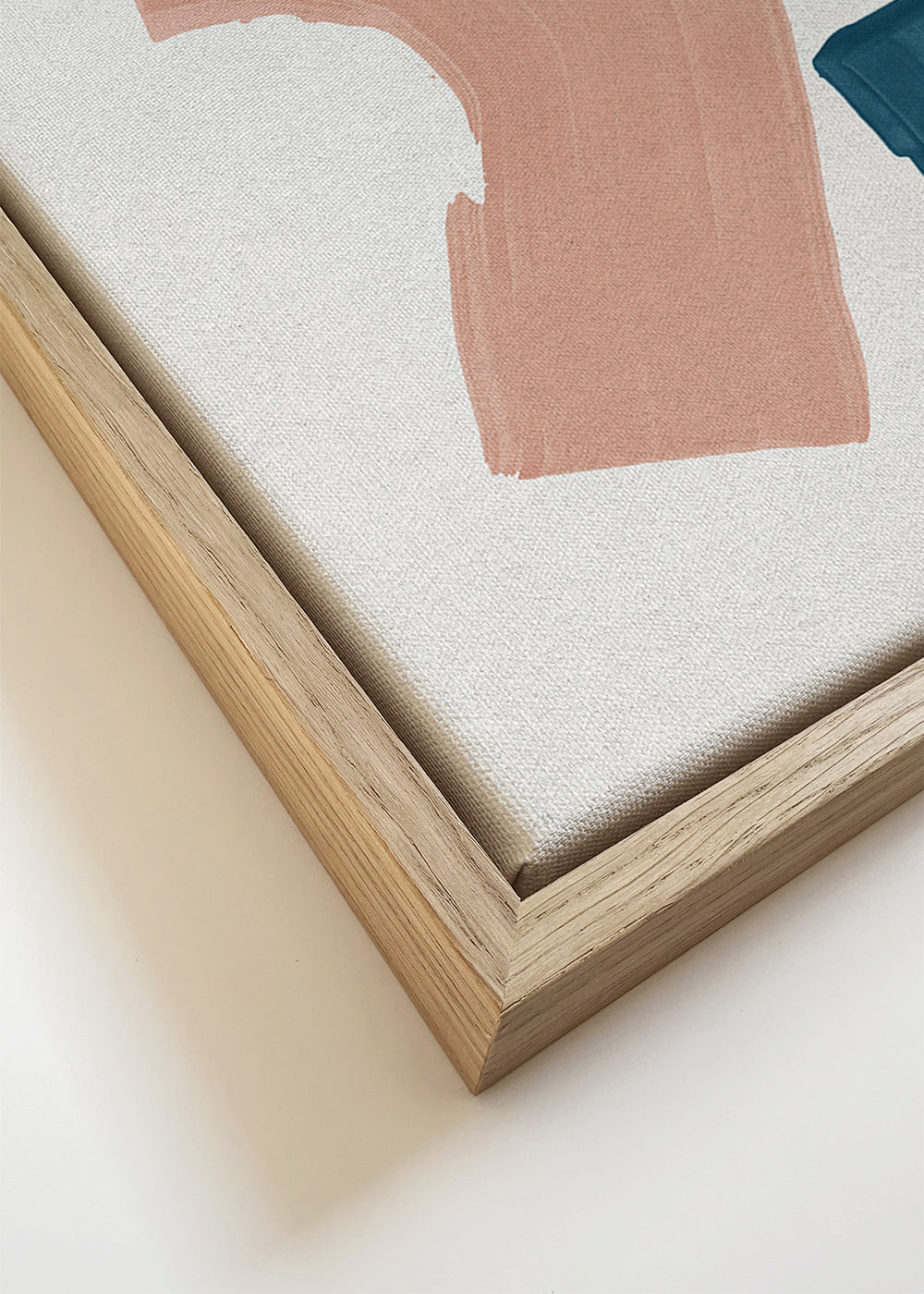 Abstrakt konst med pastellblock