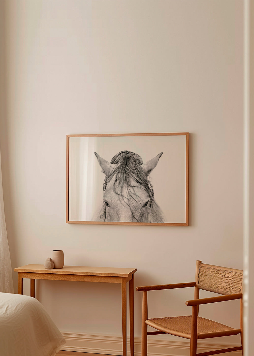 Konstverk häst närbild