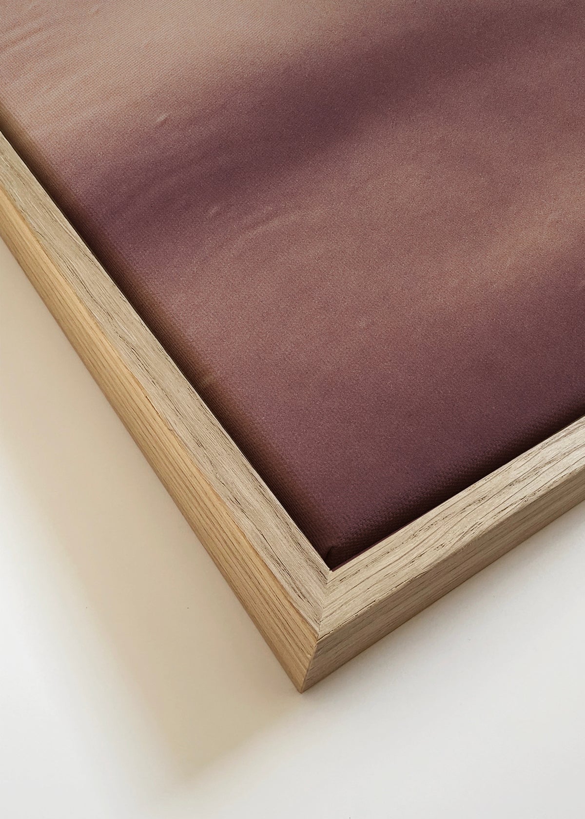 Sunset Waves - Framed canvas detail