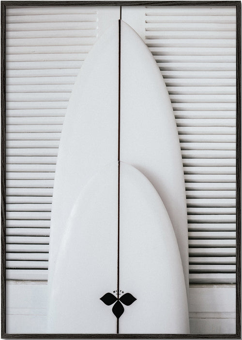 Sportkonst: minimalistiska surfbrädor