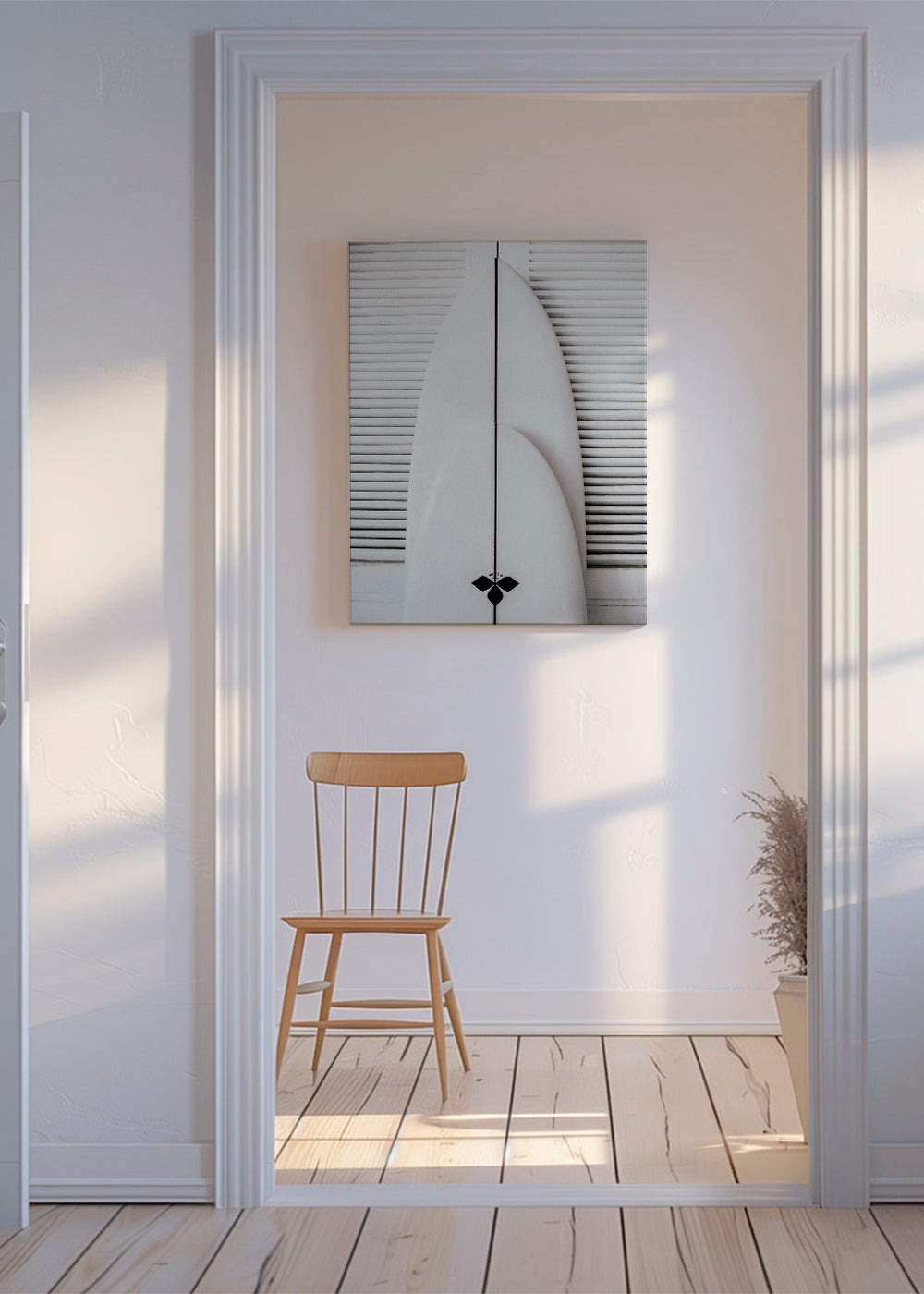 Sportkonst: minimalistiska surfbrädor