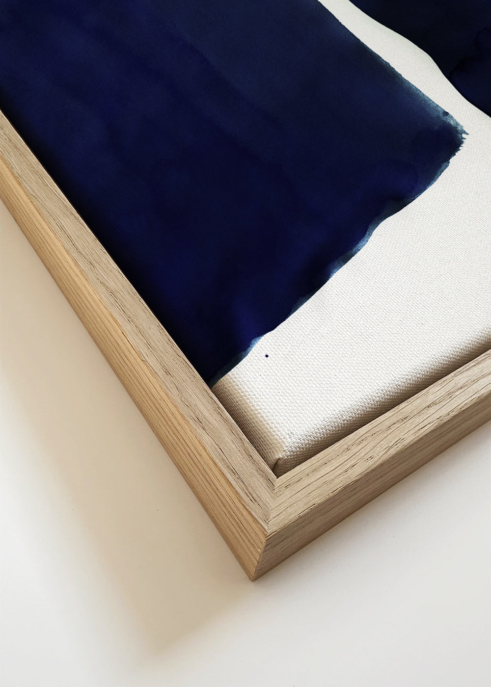 Minimalistisk design navy blå horisontella block