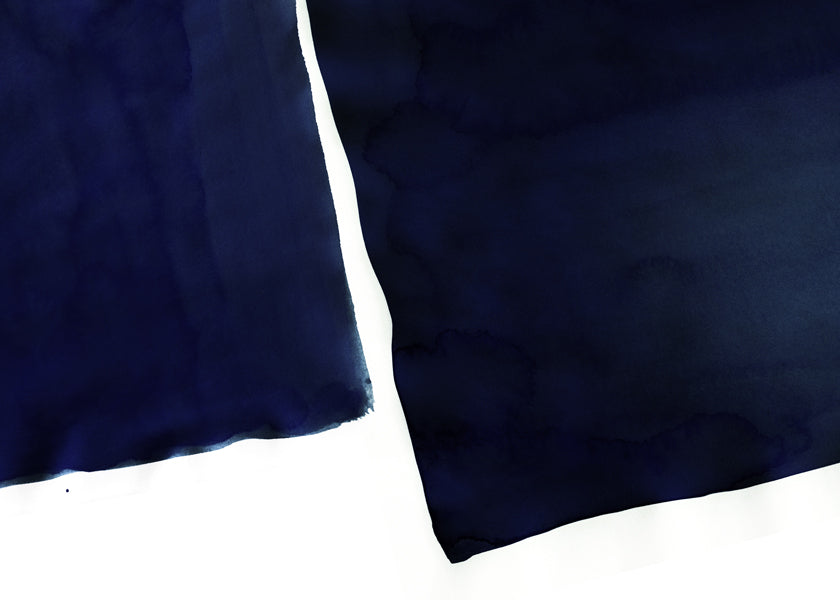 Minimalistisk design navy blå horisontella block