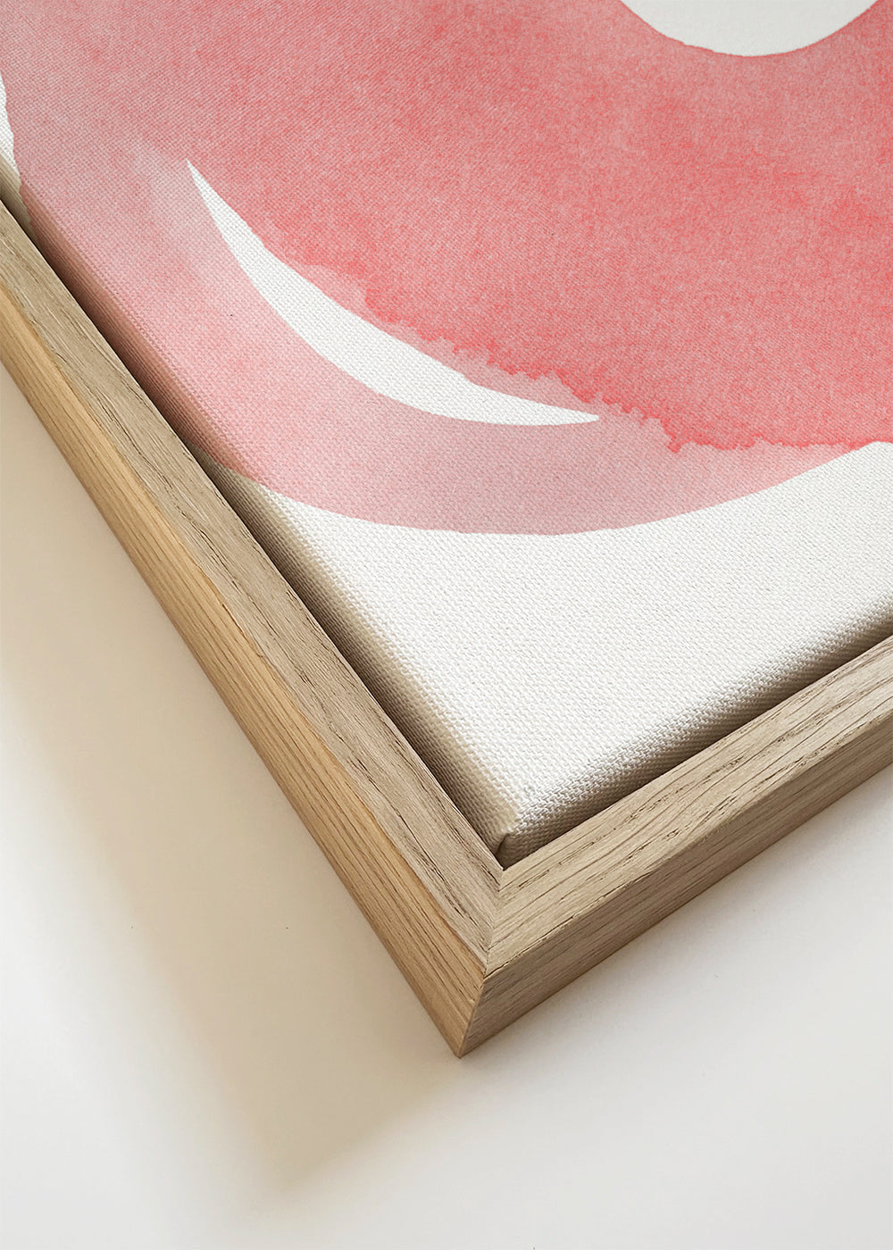 Minimalistisk rosa akvarell