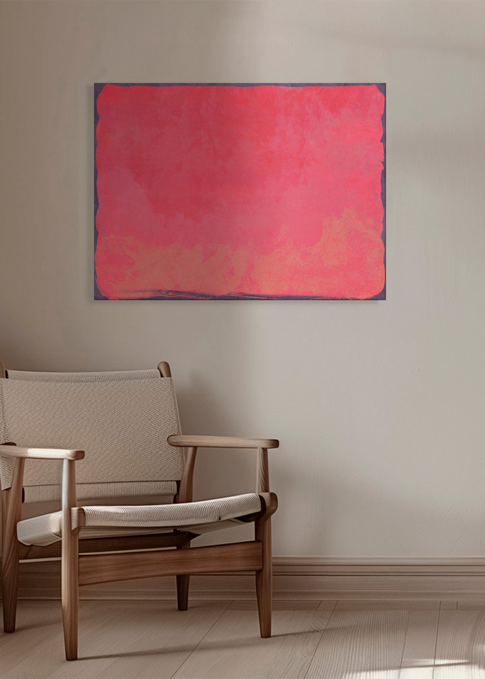 Fuchsia färgfält abstrakt