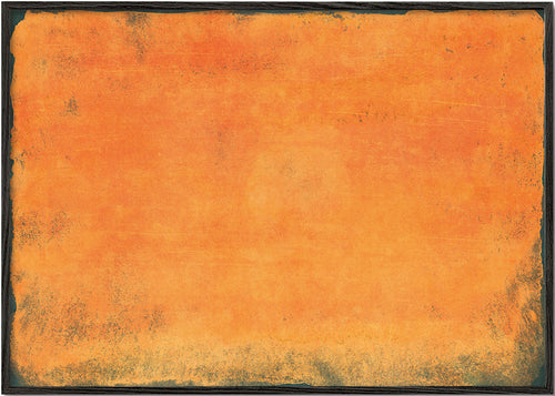 Abstrakt orange färgfält tavla