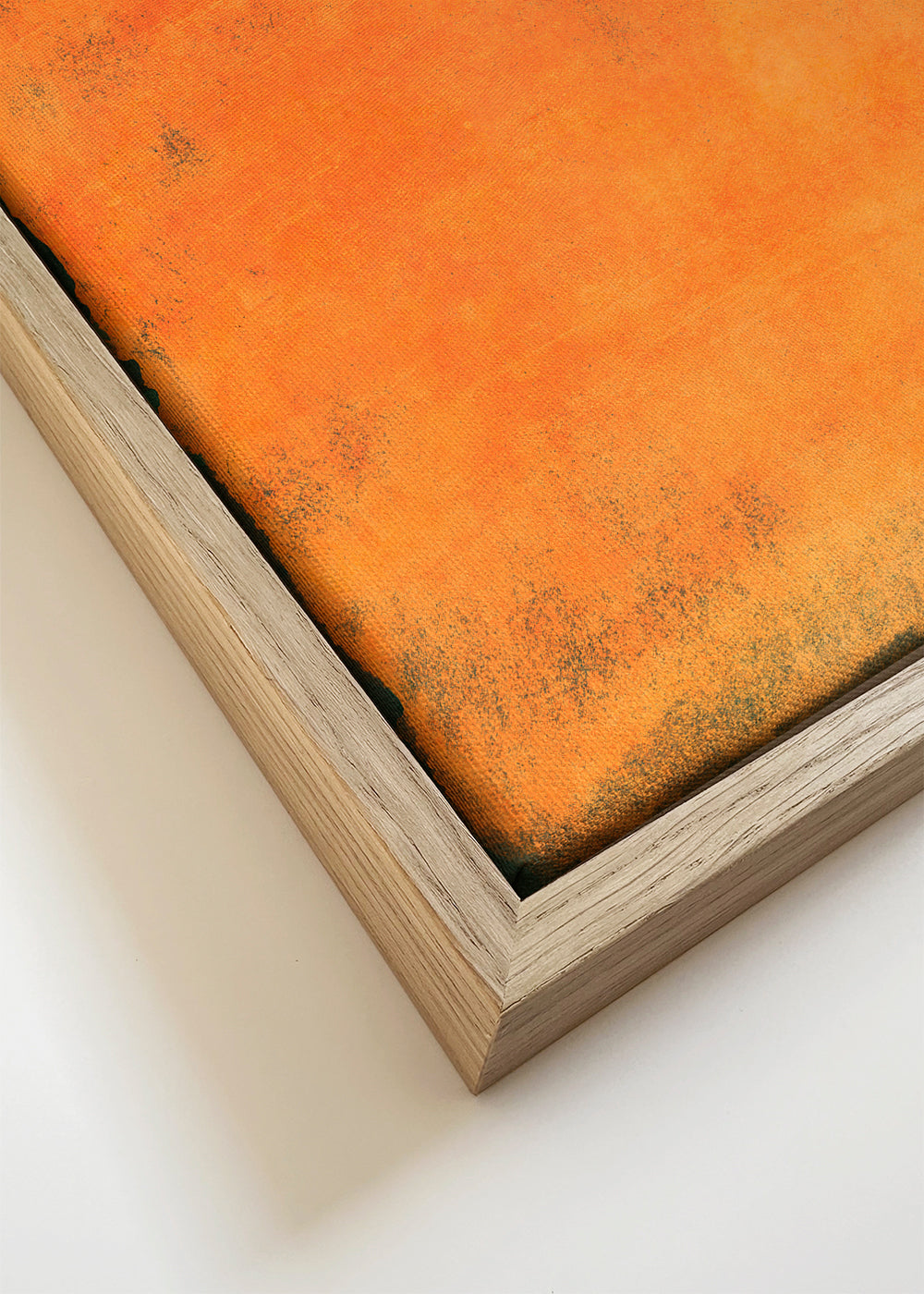 Abstrakt orange färgfält tavla