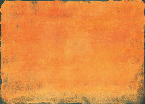 Abstrakt orange färgfält tavla