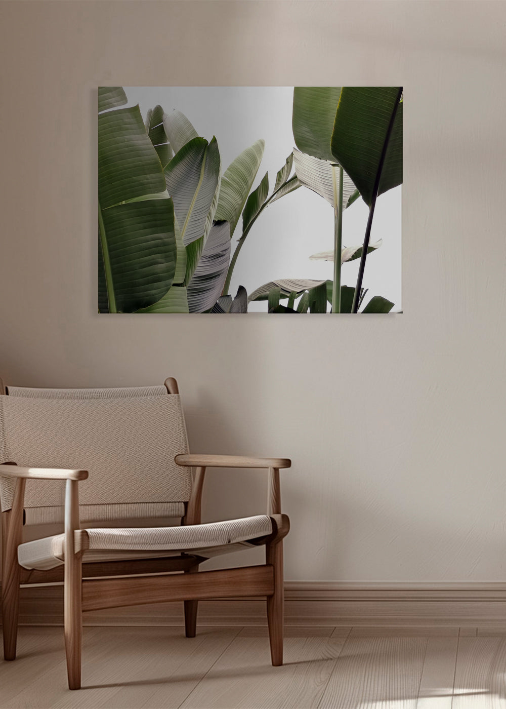 Botanisk poster palmblad