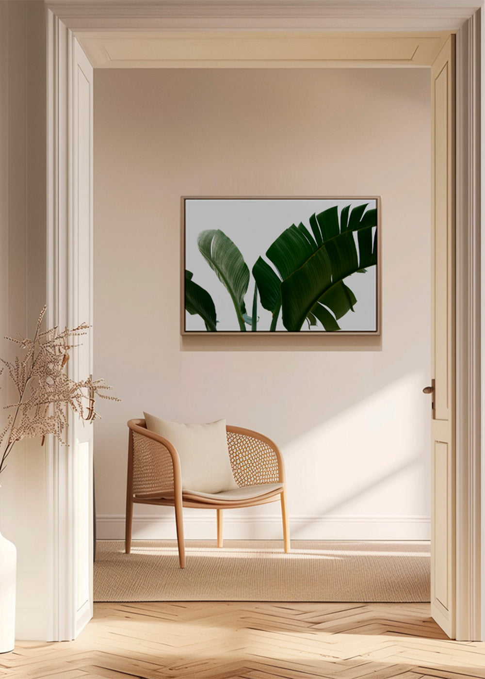 Botanisk poster palmblad