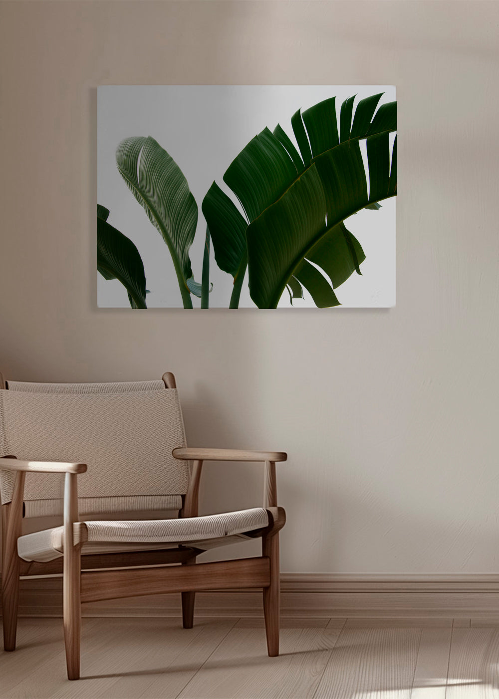 Botanisk poster palmblad