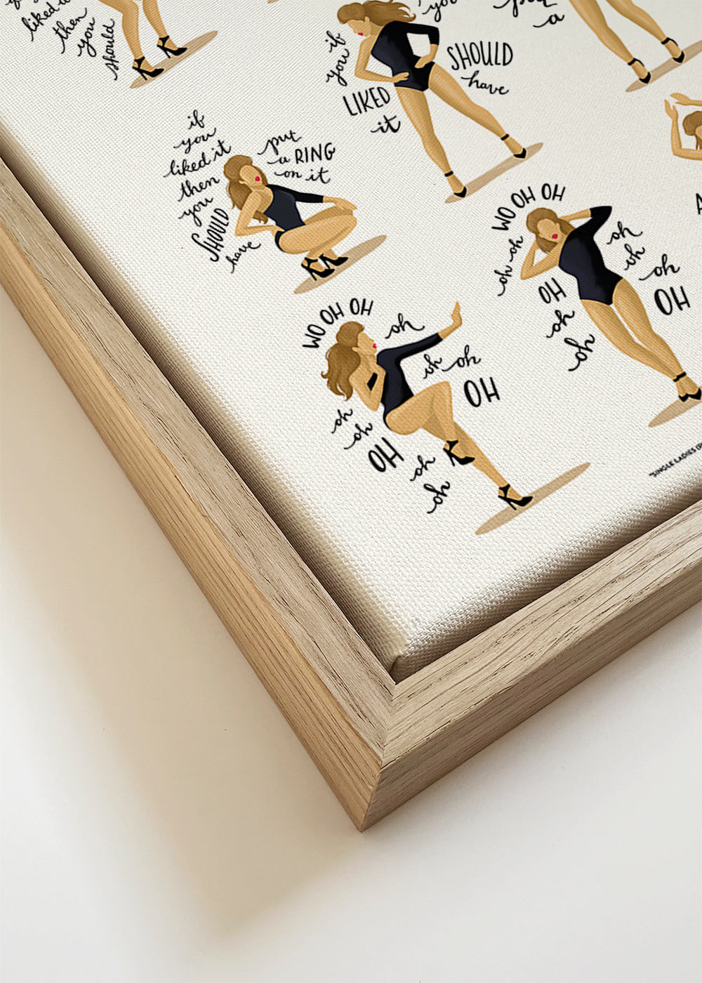 Illustration Single Ladies i serie