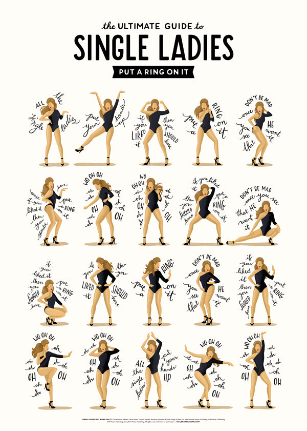 Illustration Single Ladies i serie