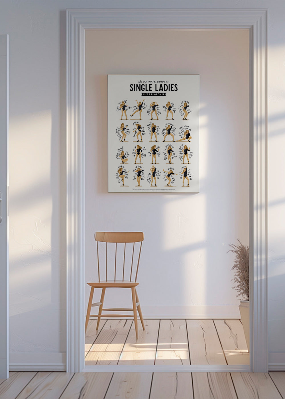 Illustration Single Ladies i serie