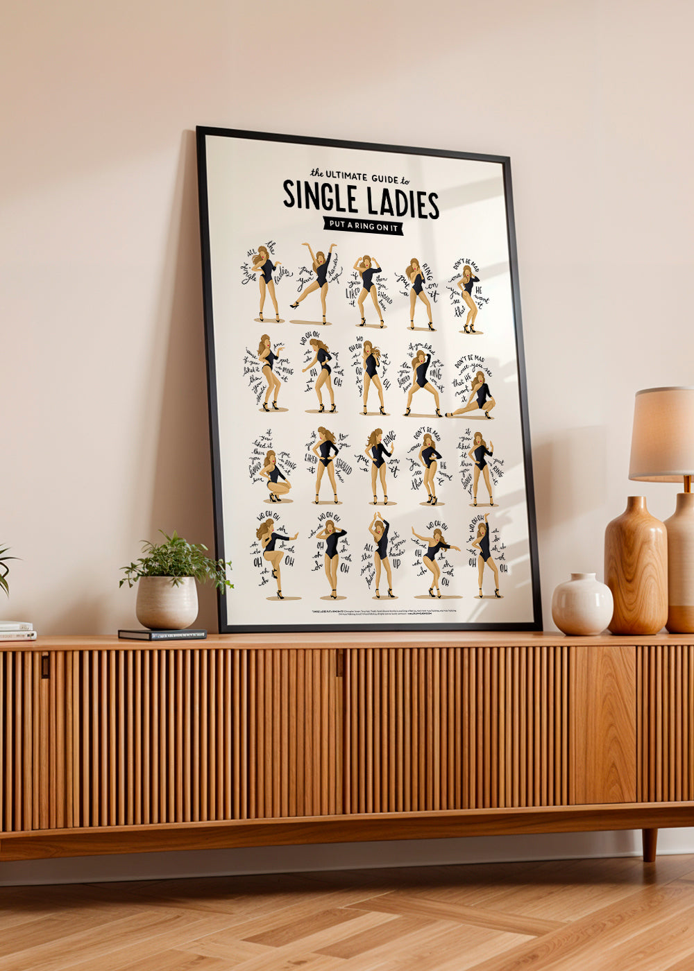 Illustration Single Ladies i serie