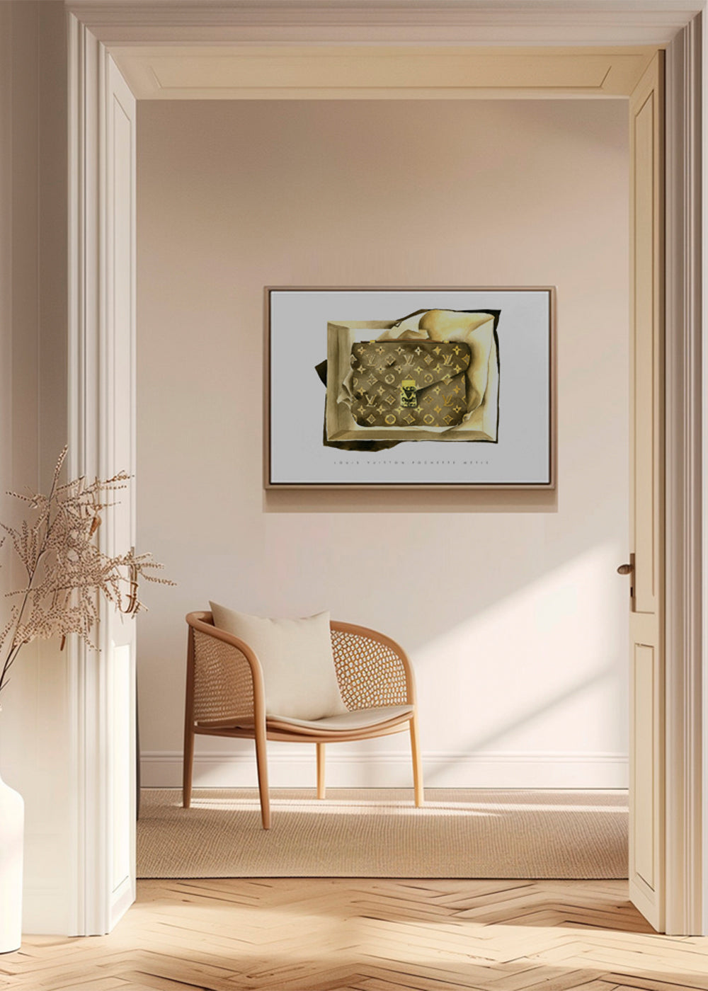 Louis Vuitton väska illustration