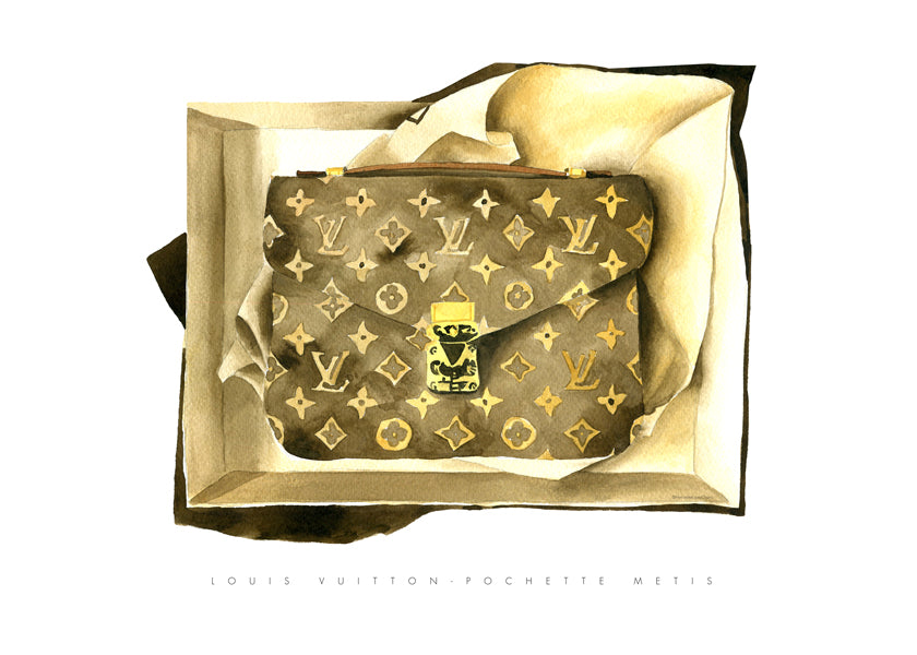 Louis Vuitton väska illustration