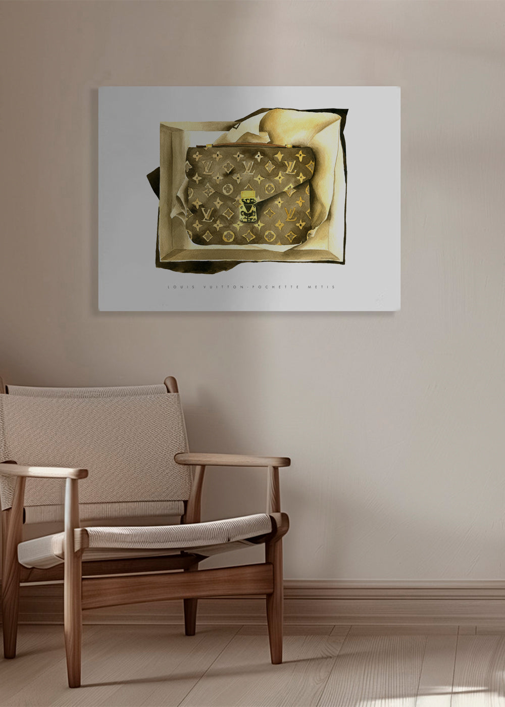 Louis Vuitton väska illustration