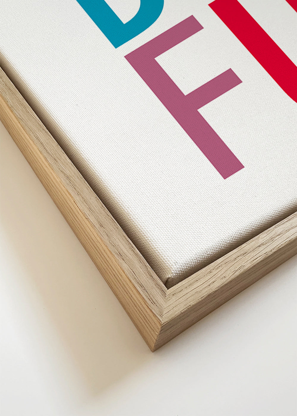 Typografisk illustration med positivt budskap