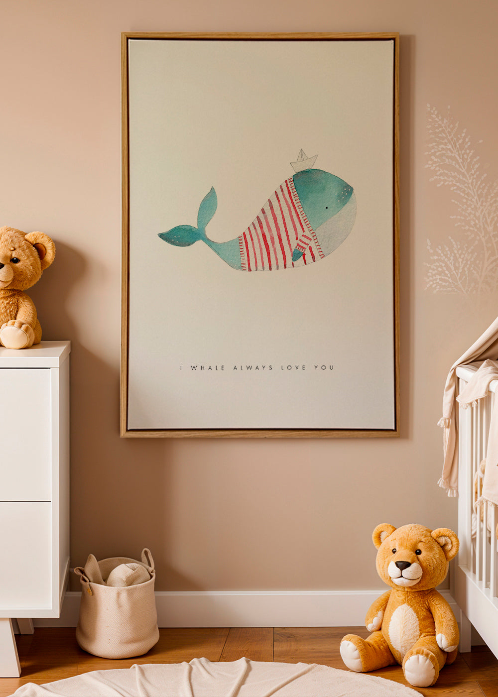 Barnposter val med pappersbåt