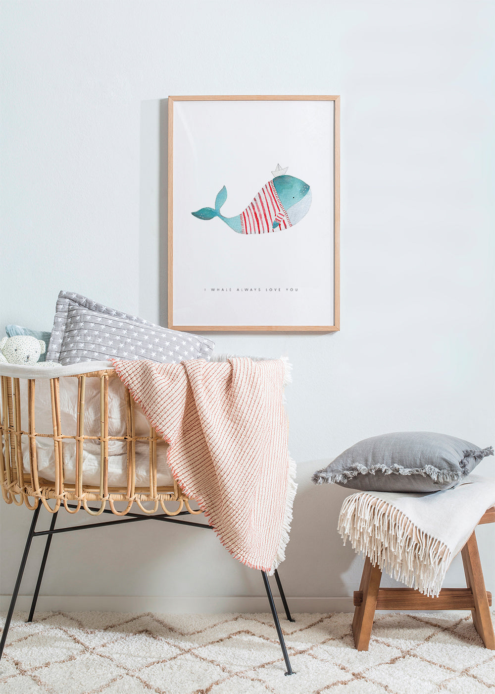 Barnposter val med pappersbåt