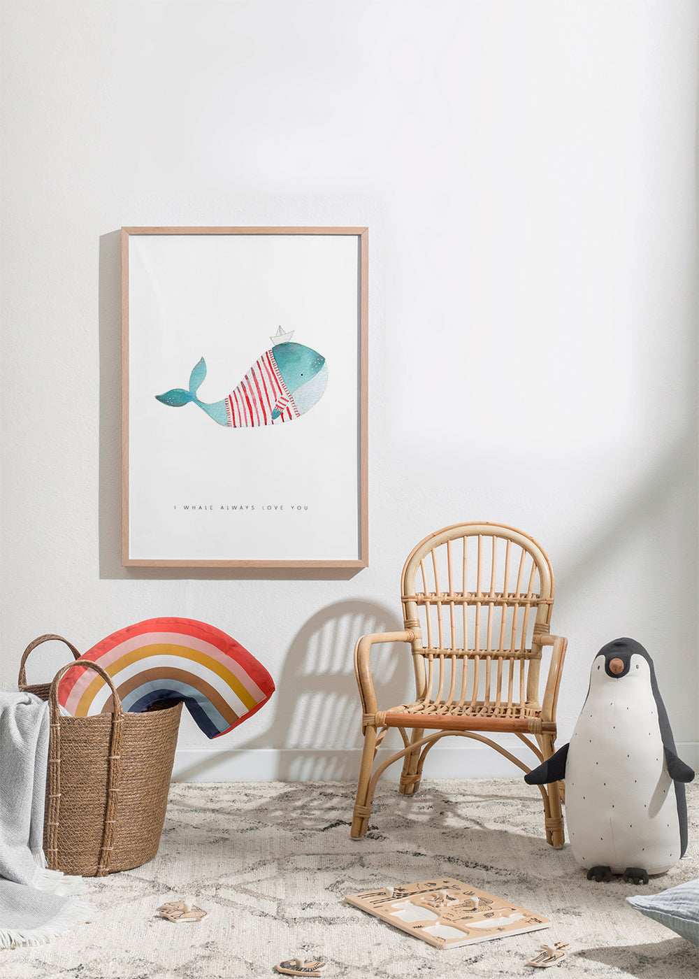 Barnposter val med pappersbåt