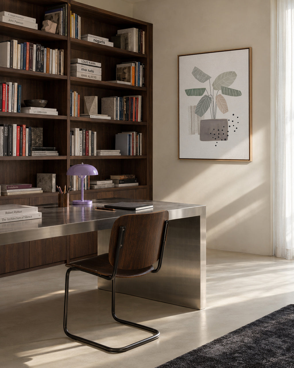 Plant - Framed canvas in an interior