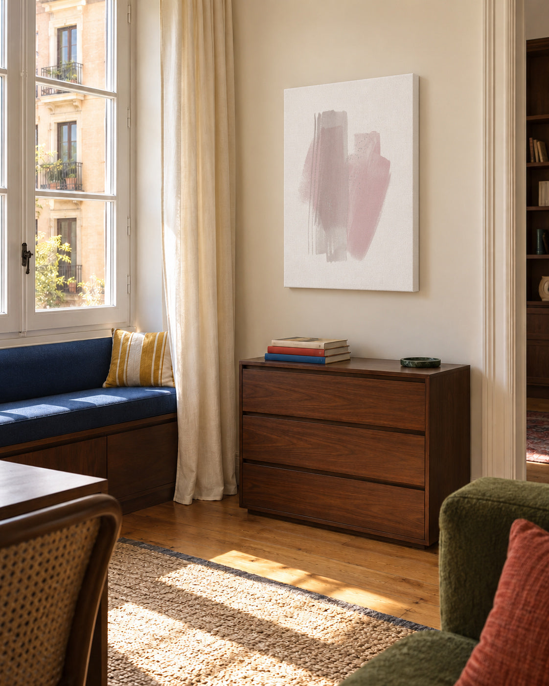 Stroke Madrid - Unframed canvas in an interior