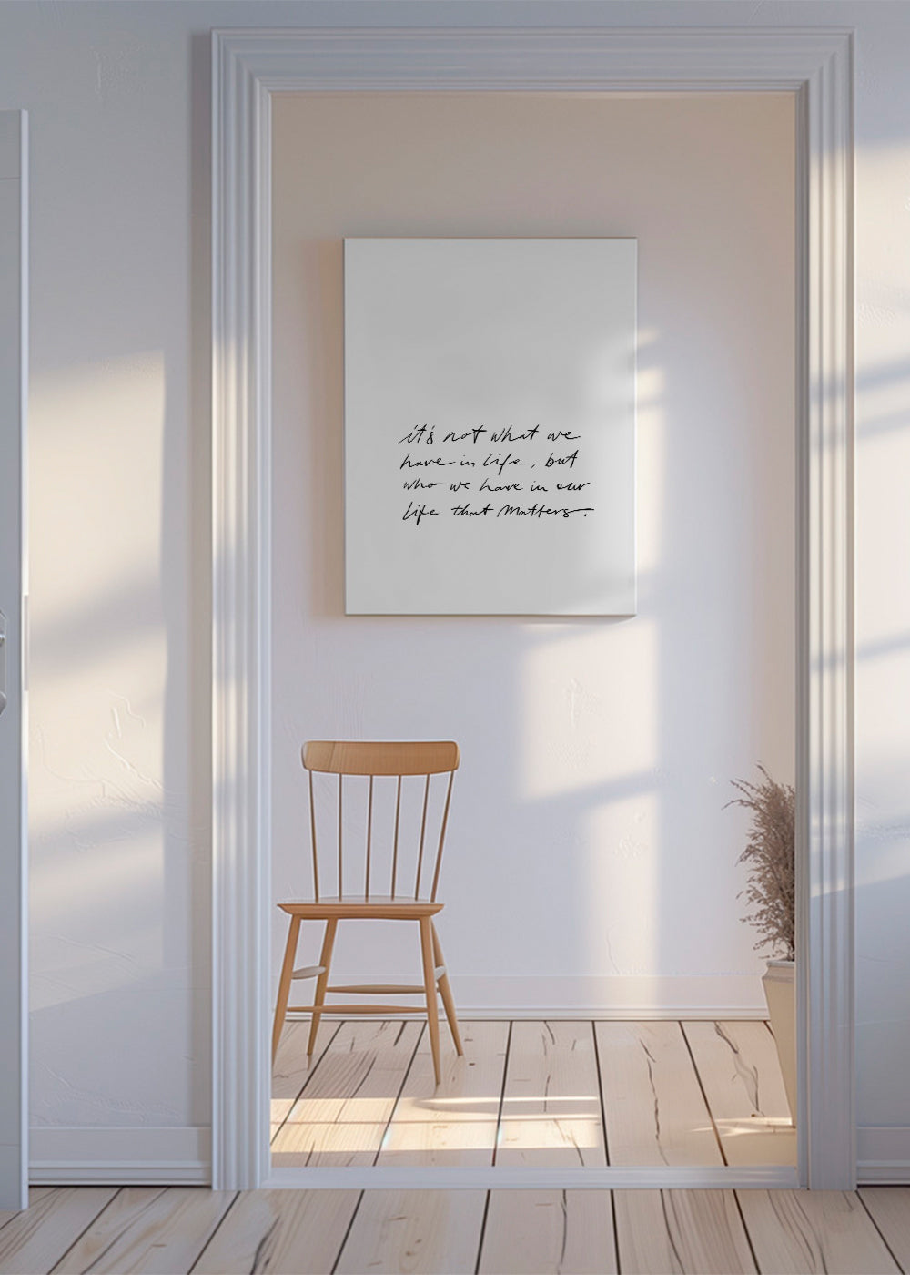 Svartvit konst med handskriven text