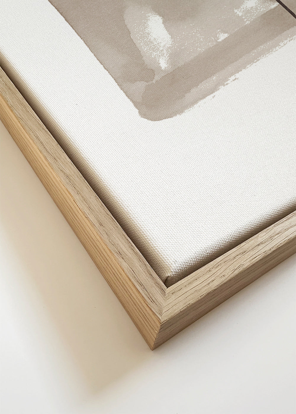 Botanisk poster: minimalistiskt blad akvarell