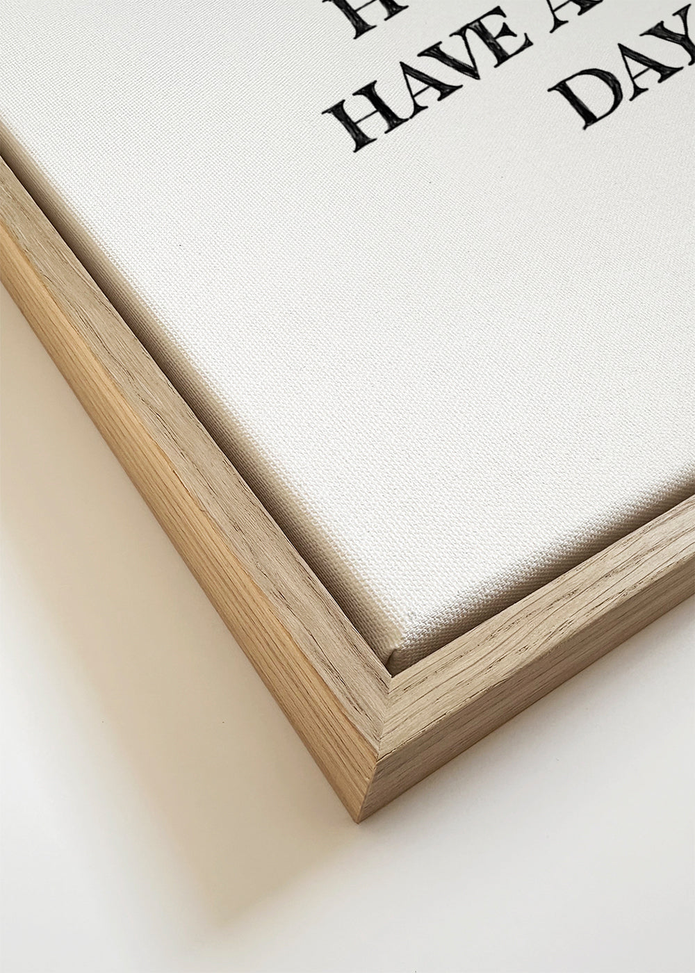Minimal typografiskt tryck: Wake Up Hug Dog