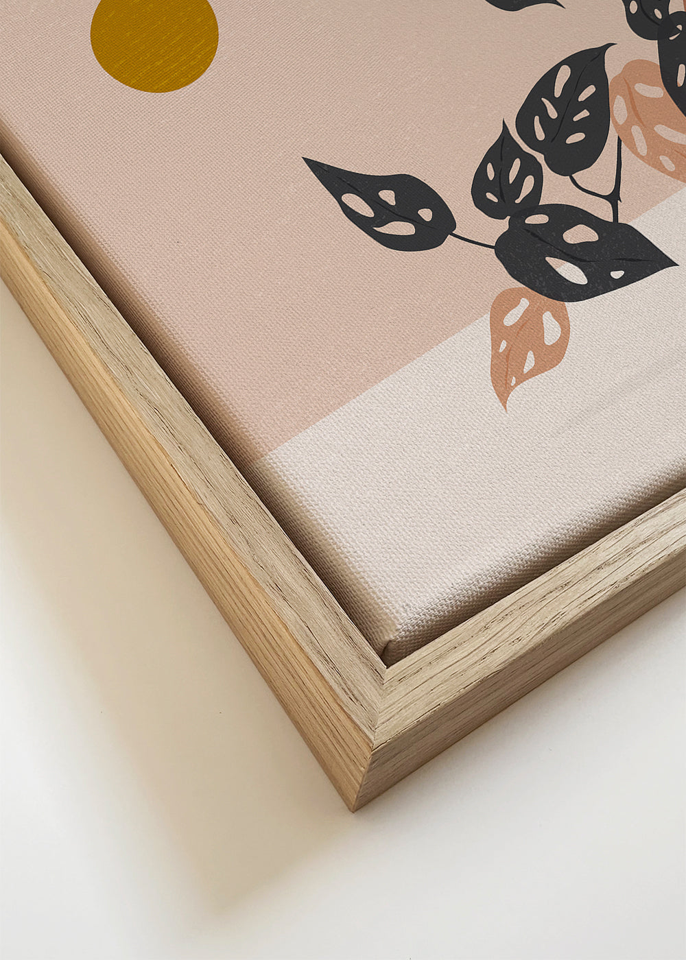 Botanisk poster med krukväxt