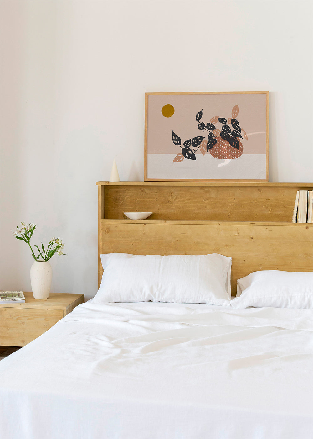 Botanisk poster med krukväxt