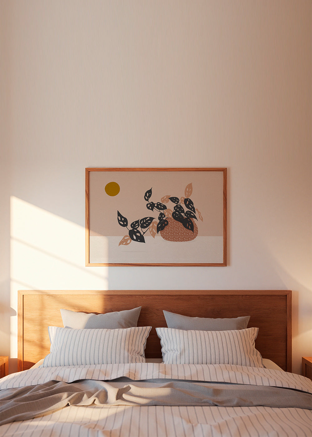 Botanisk poster med krukväxt