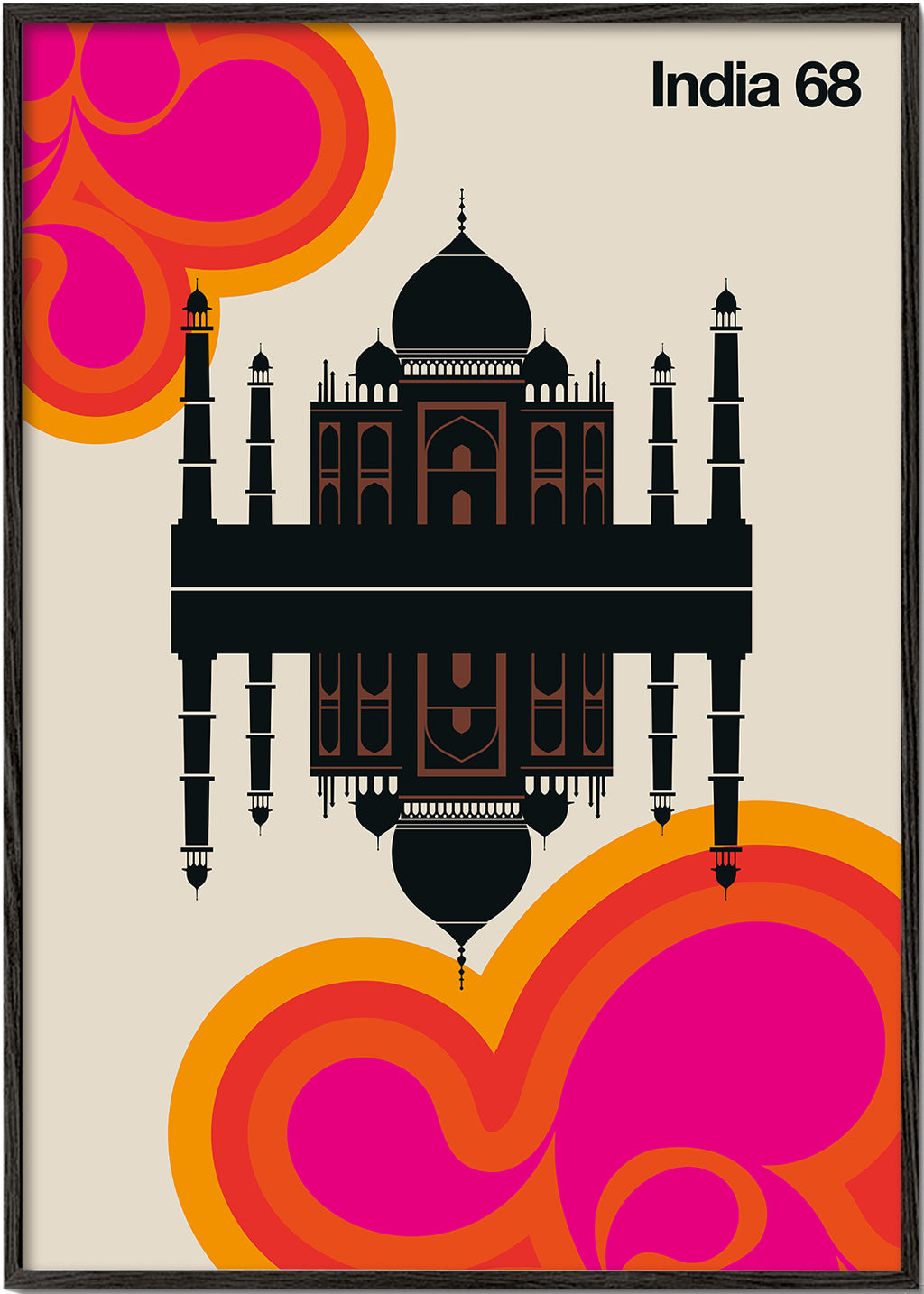 Kökskonst India 68 Taj Mahal-silhuett