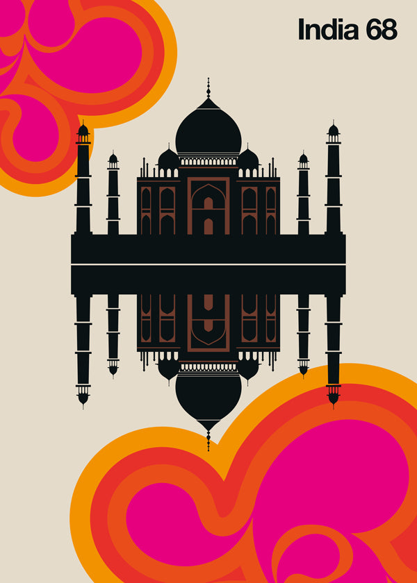 Kökskonst India 68 Taj Mahal-silhuett