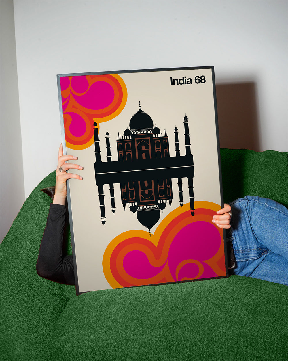 Kökskonst India 68 Taj Mahal-silhuett